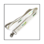 Gepa shop exclusive products screenprint lanyards 15mm white clip hook