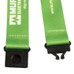 Gepa shop promotional items sublimation lanyard green 15mm buckle
