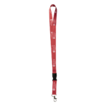 Gepa shop promotional items sublimation lanyard red 15mm