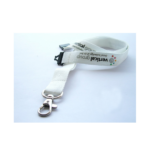 Gepa shop exclusive products screenprint lanyards white clip hook