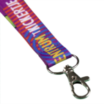 Gepa shop customized sublimation lanyard 25mm clip hook detail