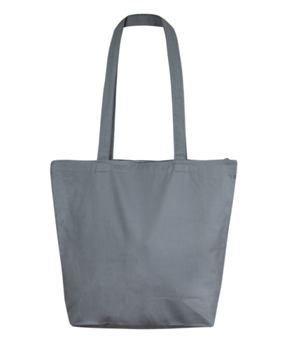 Gepa shop print cotton bag DELHI grey back