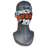 Gepa shop customised Mask GFM1 orange caption