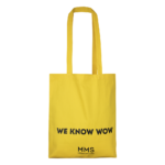 Gepa shop high quality cotton bag yellow Tokyo back with caption