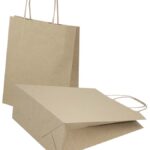 Gepa shop high quality paper bag brown diffrent angles