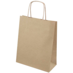 Gepa shop high quality paper bag brown twisted handles