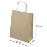Gepa shop high quality paper bag brown dimensions