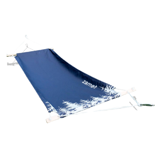 hammock model standard with print on a white background