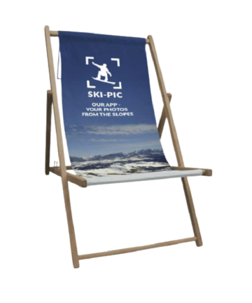 deckchair model outsider on a white background