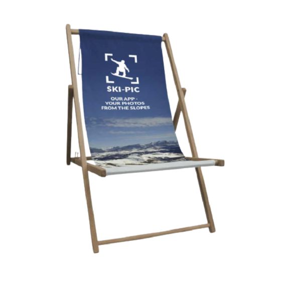 deckchair model outsider on a white background